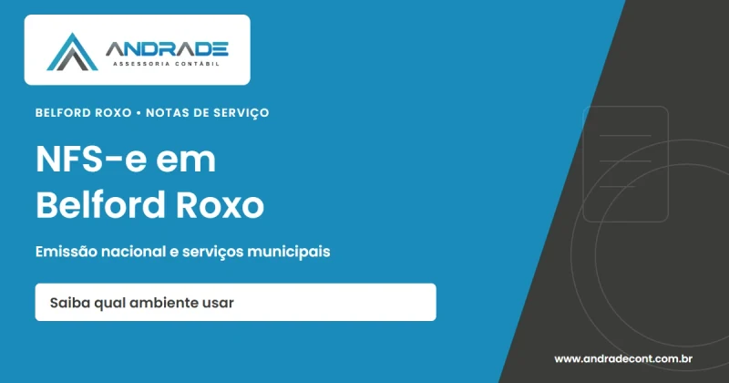 NFS-e em Belford Roxo: Emissão nacional e serviços municipais